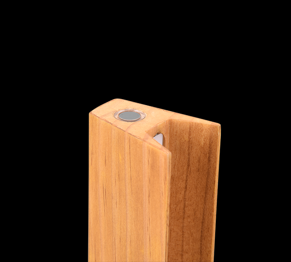 Trio 541610132 Kerala schwarz, Holz 3000K LED-Tischleuchte 1x8W Touchdimmer, 950lm | 4-Phasen- - 