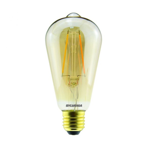 Sylvania 0029310 LED-Glühlampe 1x4,5W | E27 | 420lm | 2500 Karat - Gold