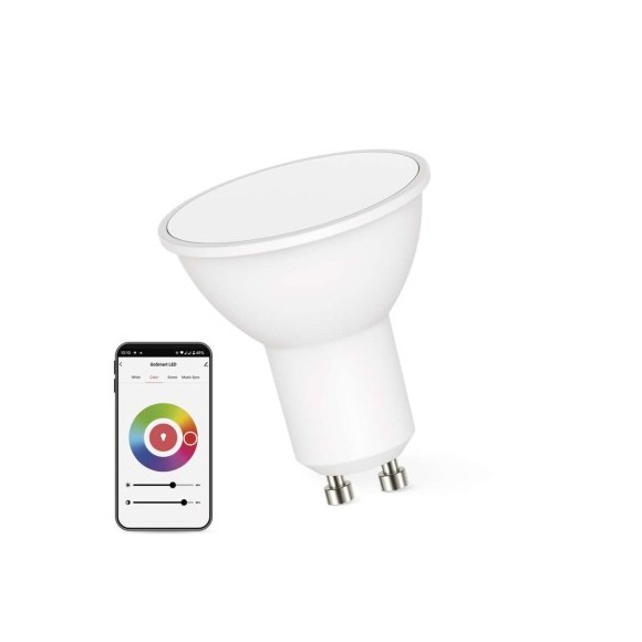 EMOS ZQW832R LED intelligente Lampe GoSmart  | 4,8W integrierte LED-Quelle | 400lm | 2700-6500K