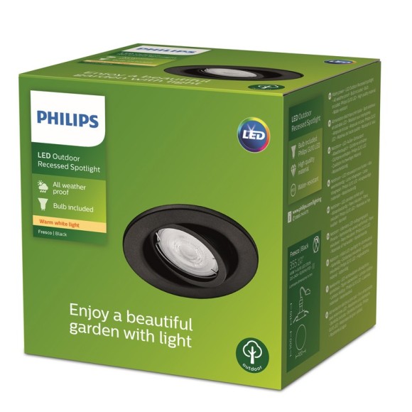 Philips 8720169266858 LED Außeneinbauleuchte Fresca GU10 | 2700K