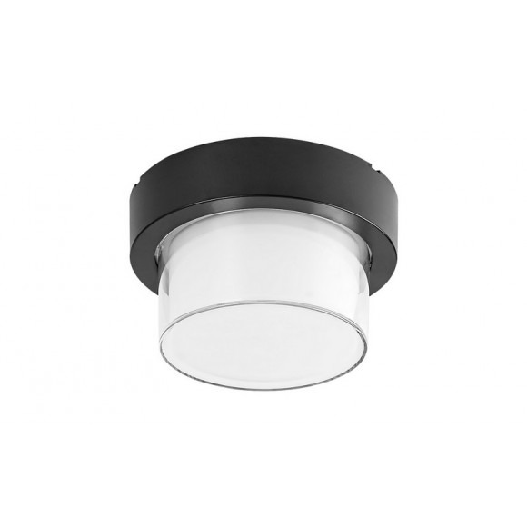 Rabalux 7246 LED-Außendeckenleuchte Tuya 1x10W | 780lm | 3000-6500K | RGB | IP54 - dimmbar, WLAN, Bluetooth, schwarz