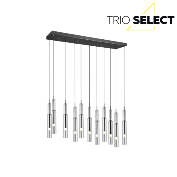 Trio SELECT 344511120  LED Pendelleuchte LUCENT  | 11x3W integrierte LED-Quelle | 11x280lm | 2300+3000+4000K