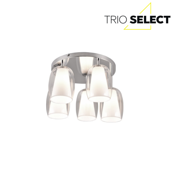 Trio SELECT 617500506  Deckenleuchte BARRET  E14