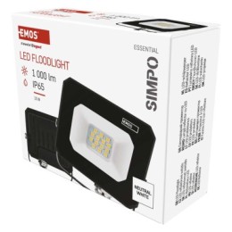 EMOS ZS2213 LED Strahler SIMPO  | 10W integrierte LED-Quelle | 1000lm | 4000K