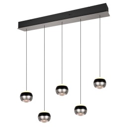 Trio SELECT  344410507  LED Pendel-Kronleuchter ORBIT  | 5x8W integrierte LED-Quelle | 5x960lm | 230