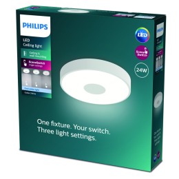 Philips 8720169301276 LED Deckenleuchte Coiner  | 24W integrierte LED-Quelle | 2800lm | 4000K