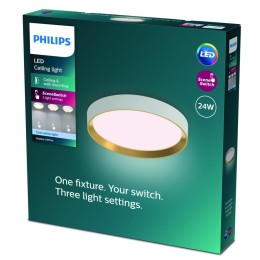 Philips 8720169301399 LED Deckenleuchte Hanno | 24W integrierte LED-Quelle | 2800lm | 4000K