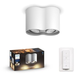 Philips Hue  8720169320178 LED Spot-Deckenleuchte Pillar  | 4,2W GU10 | 2x400lm | 2200-6500K