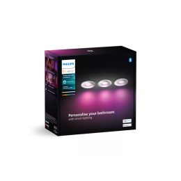 Philips HUE  8720169321014 LED Set von Spotleuchten Xamento  | 3x4,2W GU10 | 3x350lm | 2000-6500K+RG