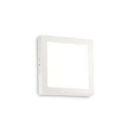 Ideal lux 321745 LED Deckenleuchte UNIVERSAL SQUARE | 19W integrierte LED-Quelle | 2600lm | 4000K