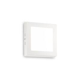 Ideal lux 321769 LED Deckenleuchte UNIVERSAL SQUARE | 14W integrierte LED-Quelle | 1100lm | 4000K