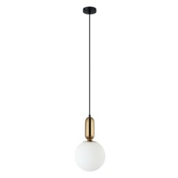 ITALUX PND-02340-1M-BRO Aldeva 1xE27 D200mm schwarz, antik bronze, weiß