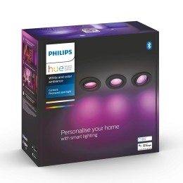 Philips Hue  8720169318977 LED Set von Einbauleuchten Centura  | 3x4,2W GU10 | 3x350lm | 2000-6500 R